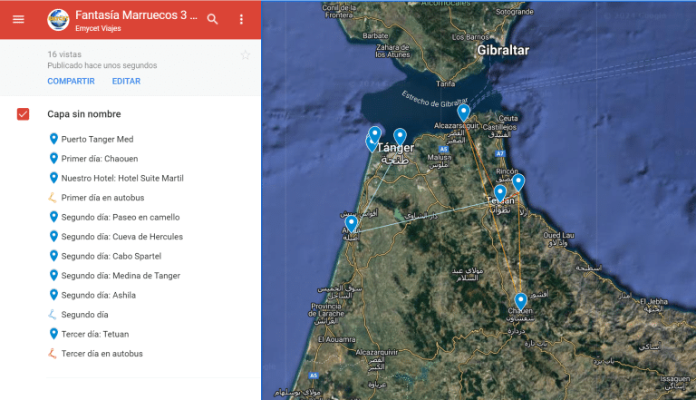 ITINERARIO FANTASIA 3 DÍAS