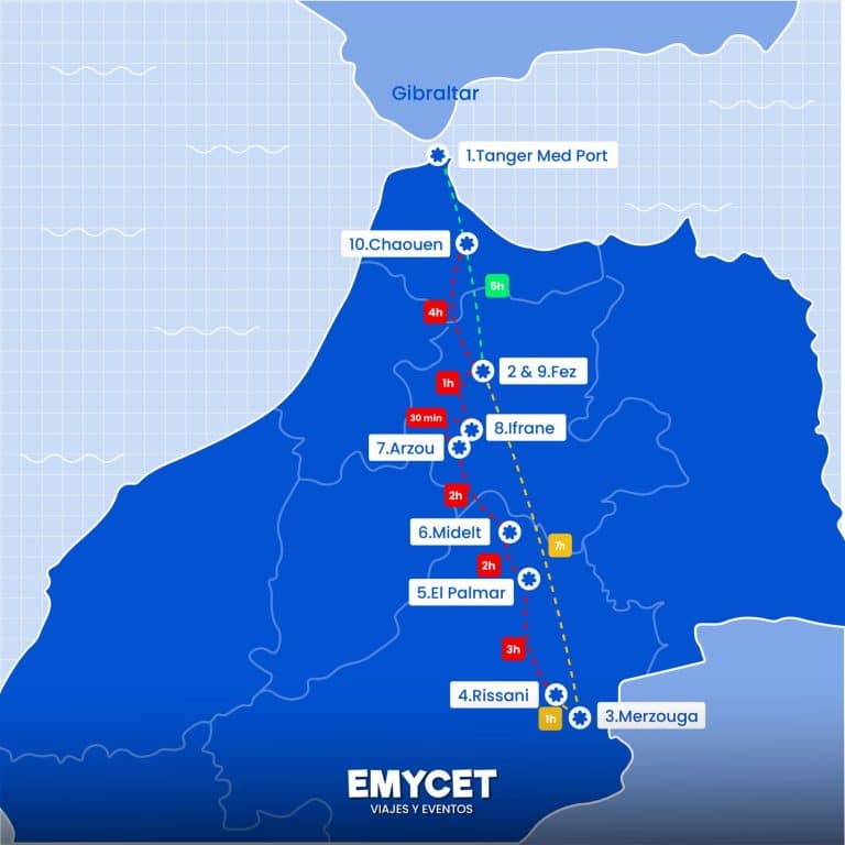 Mapa Sueños del Desierto Emycet